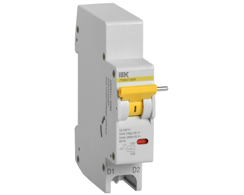 Расцепитель минимального и максимального напряжения РММ47-60М на DIN-рейку для ВА47-60M IEK  с доставкой по Санкт-Петербургу и по всей России.