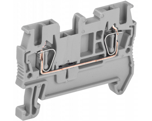 Клемма пружинная КПИ 2в-1,5 17,5А серая IEK