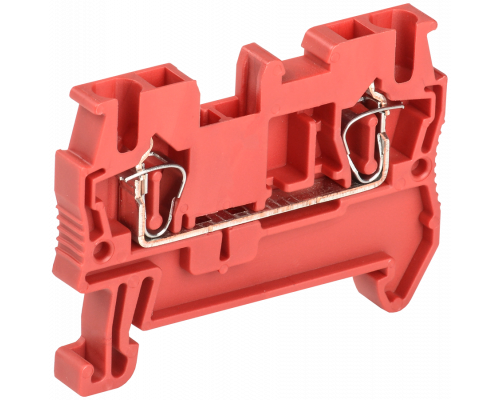 Клемма пружинная КПИ 2в-2,5 31А красная IEK