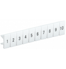 Маркеры для КПИ-2,5мм2 с нумерацией №№ 1-10 IEK