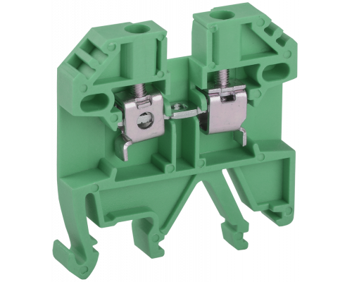 Клемма винтовая КВИ-2,5мм2 зеленая IEK