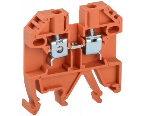 Клемма винтовая КВИ-2,5мм2 оранжевая IEK