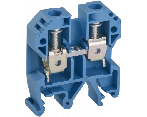 Клемма винтовая КВИ-6мм2 синяя IEK