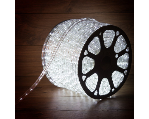 Дюралайт LED фиксинг (2W) – белый диаметр 13 мм, 36 LED/м, модуль 1 м, 230 В