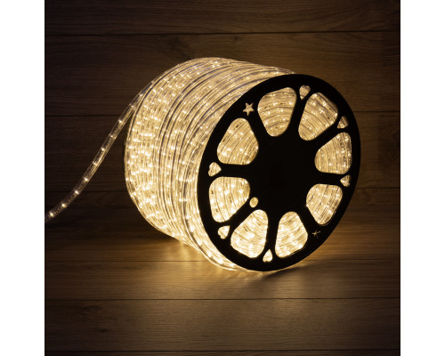 Дюралайт LED фиксинг (2W) – теплый белый диаметр 13 мм, 36 LED/м, модуль 1 м, 230 В
