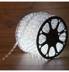 Дюралайт LED чейзинг (3W) - БЕЛЫЙ диаметр 13мм, 36LED/м, модуль1м