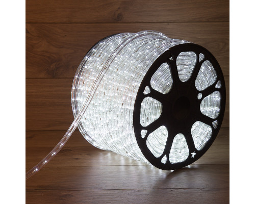 Дюралайт LED чейзинг (3W) - БЕЛЫЙ диаметр 13мм, 36LED/м, модуль1м