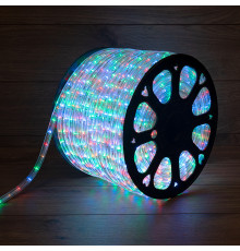 Дюралайт LED чейзинг (3W) - МУЛЬТИ (RYGB) диаметр 13мм, 36LED/м, модуль1м
