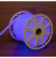 Гибкий неон SMD, форма – D (16х16 мм) синий, супер яркий (144 LED/м), 50 м (c комплектом подключения)