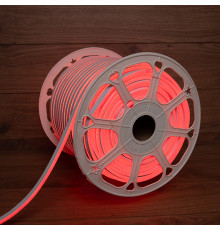 Гибкий неон SMD диаметр (8х16 мм) двухсторонний, красный, 120 LED/м, 100 м (с комплектом подключения)