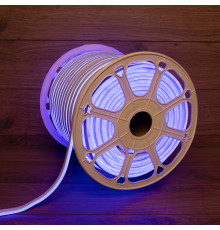 Гибкий неон SMD диаметр (8х16 мм) двухсторонний, синий, 120 LED/м, 100 м (с комплектом подключения)