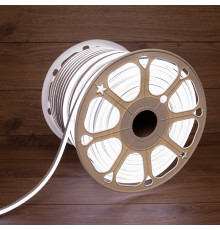 Гибкий неон SMD диаметр (8х16 мм) двухсторонний, белый, 120 LED/м, 100 м (с комплектом подключения)