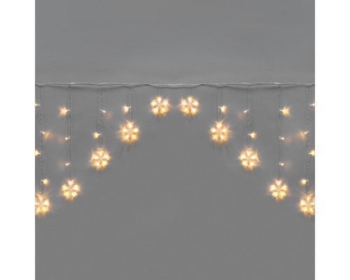 Гирлянда Арка со звездами 2,5х1,2м, 136LED, цвет свечения теплый белый, с контроллером 8 режимов, 230В