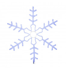 Фигура световая Большая Снежинка синяя, 95х95 LED