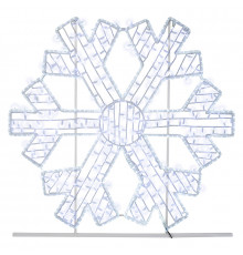 Фигура световая Снежинка 125х120 см, 200 LED, белый