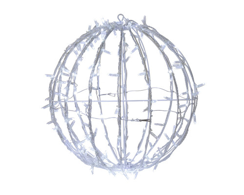 Шар светодиодный 230V, диаметр 50 см, 200 светодиодов, эффект мерцания, цвет белый
