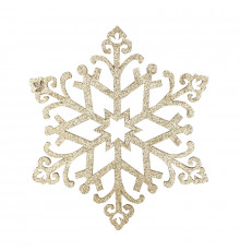 Елочная фигура Снежинка Снегурочка, 81 см, цвет золотой
