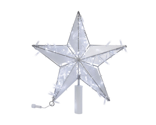 Светодиодная фигура Звезда 50 см (с трубой и подвесом), 80 светодиодов, белый